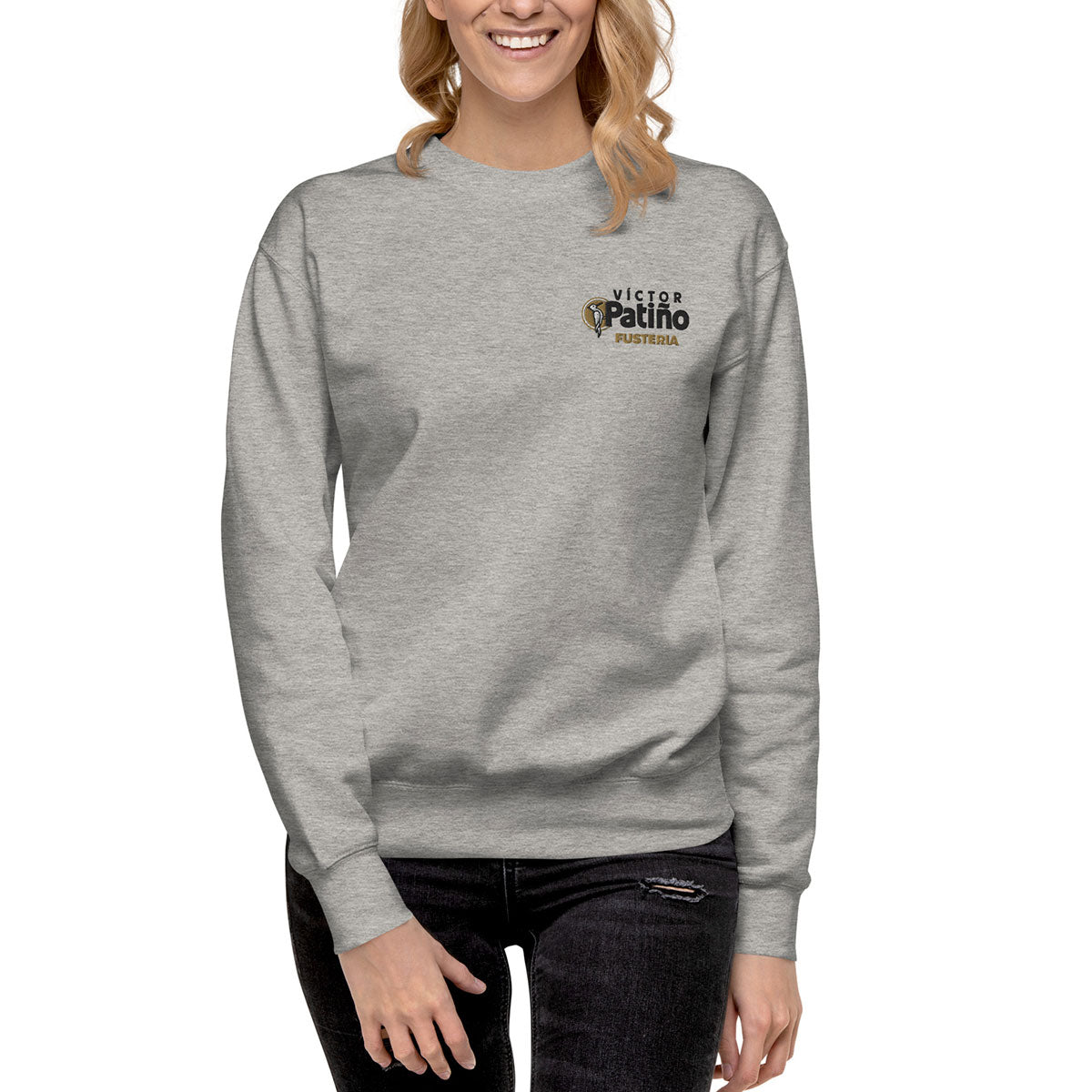 VÍCTOR PATIÑO Fusteria · Sudadera·Hombre/Unisex · MEDIUM·Carbon Grey-440b1f