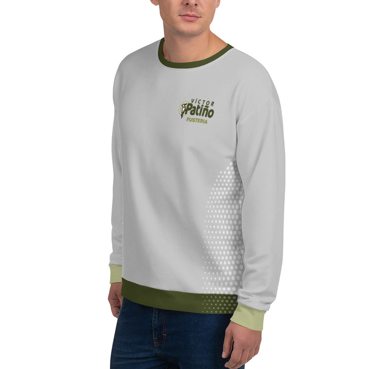 VÍCTOR PATIÑO Fusteria · Sudadera·Hombre/Unisex · Premium·Full Print-298x1ipi
