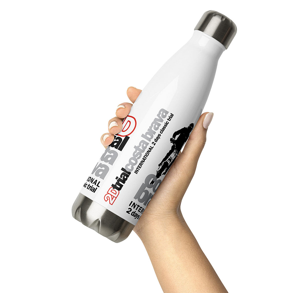 TRIAL COSTA BRAVA · Botella/Termo inox 50cl · Premium·Blanco-161x