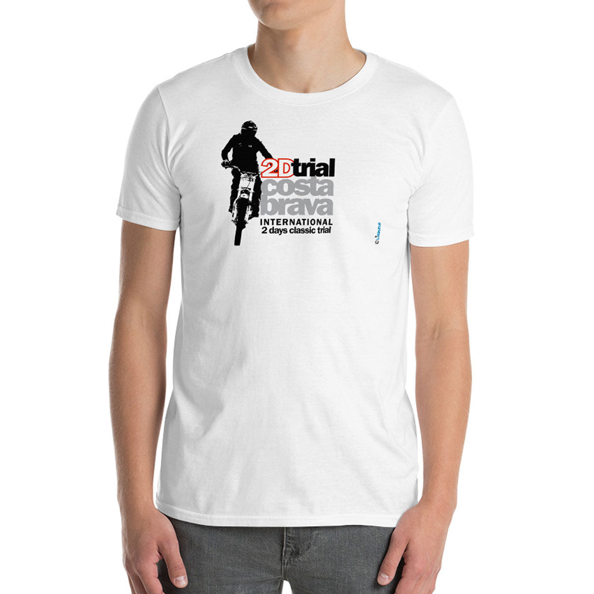 TRIAL COSTA BRAVA · Camiseta m/corta·Hombre/Unisex · Basic·Blanco-129a1