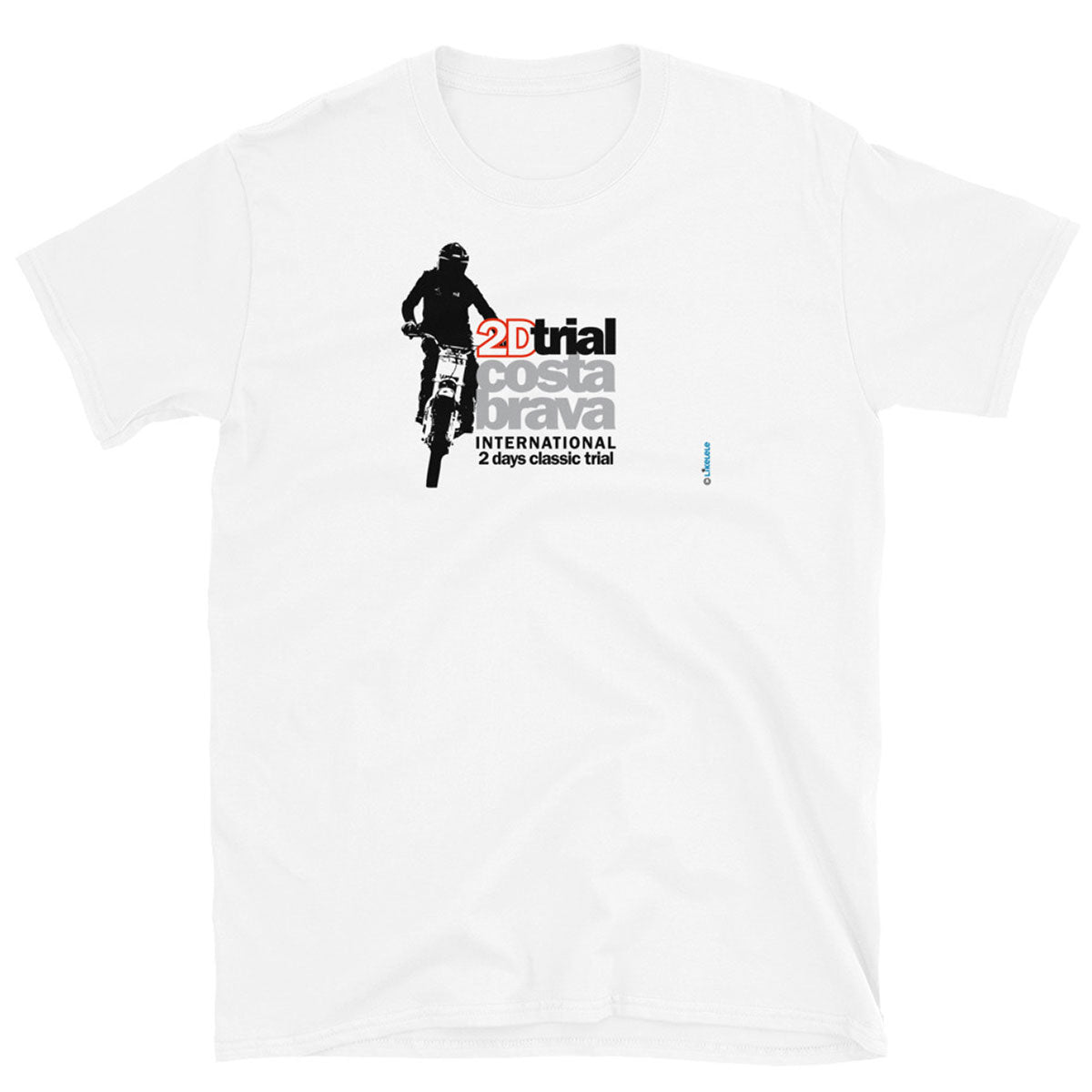 TRIAL COSTA BRAVA · Camiseta m/corta·Hombre/Unisex · Basic·Blanco-129a1