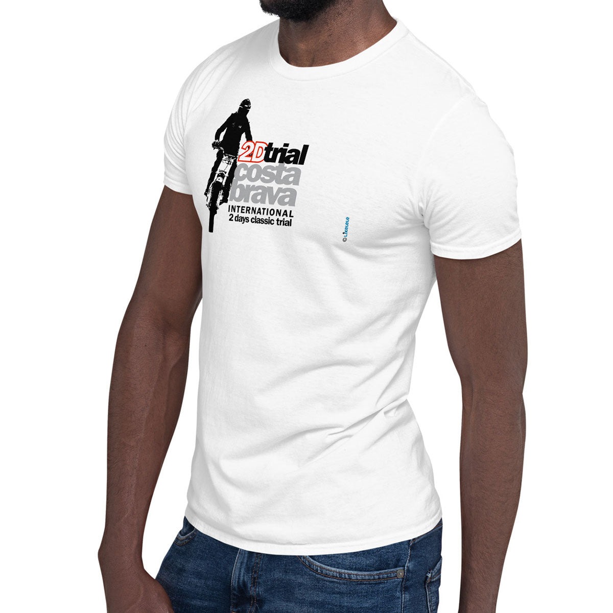 TRIAL COSTA BRAVA · Camiseta m/corta·Hombre/Unisex · Basic·Blanco-129a1