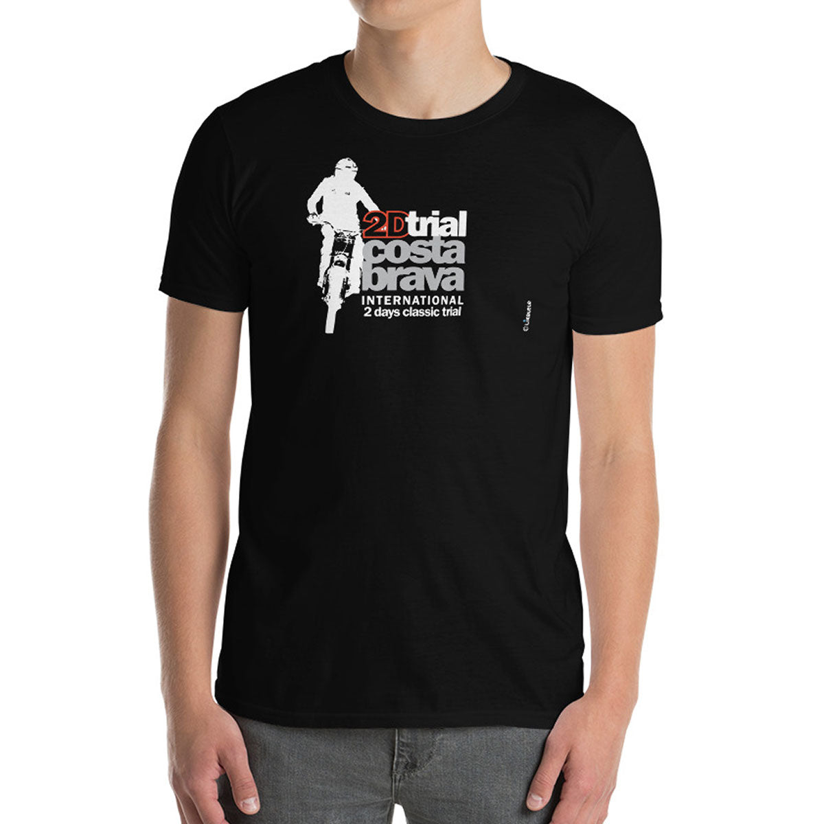 TRIAL COSTA BRAVA · Camiseta m/corta·Hombre/Unisex · Basic·Negro-129c1