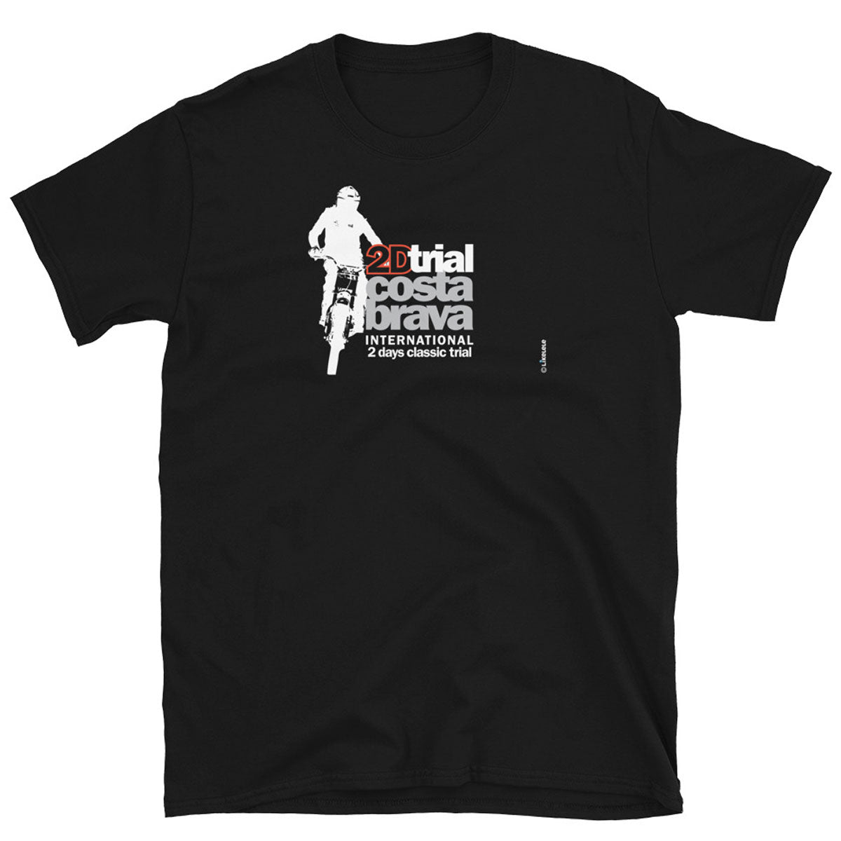 TRIAL COSTA BRAVA · Camiseta m/corta·Hombre/Unisex · Basic·Negro-129c1