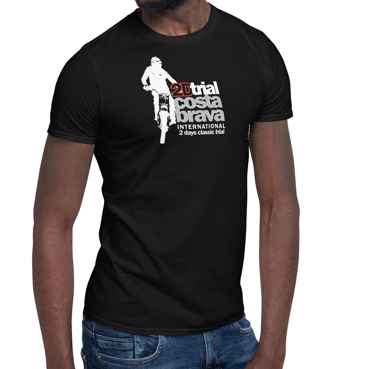 TRIAL COSTA BRAVA · Camiseta m/corta·Hombre/Unisex · Basic·Negro-129c1