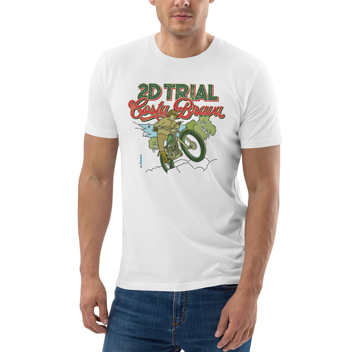 TRIAL COSTA BRAVA · Camiseta m/corta·Hombre/Unisex · Medium·Blanco-132a1
