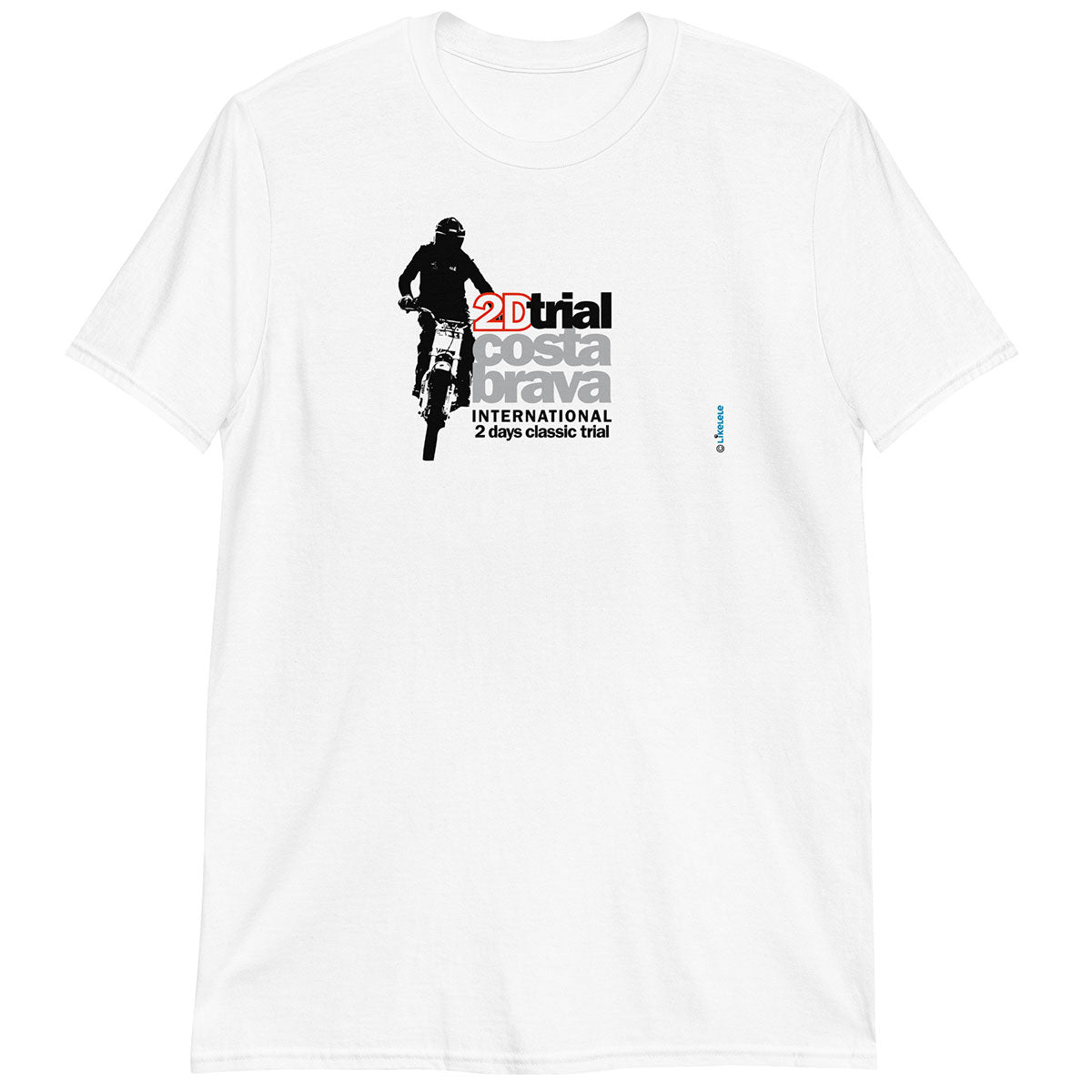 TRIAL COSTA BRAVA · Camiseta m/corta·Mujer/Unisex · Basic·Blanco-129a2