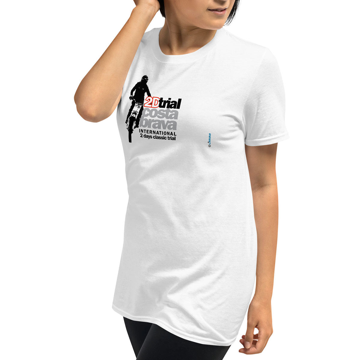 TRIAL COSTA BRAVA · Camiseta m/corta·Mujer/Unisex · Basic·Blanco-129a2