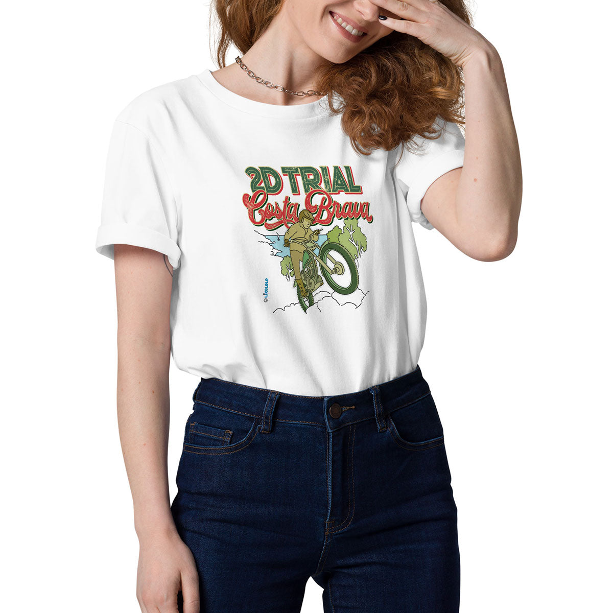 TRIAL COSTA BRAVA · Camiseta m/corta·Mujer/Unisex · Medium·Blanco-132a2