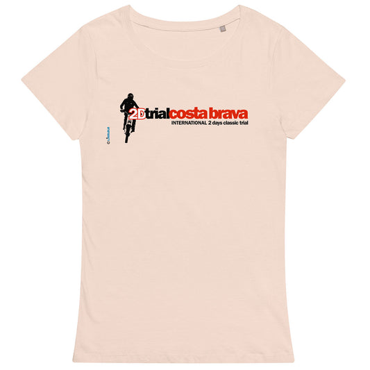 TRIAL COSTA BRAVA · Camiseta m/corta·cuello ancho·Mujer · Medium·Rosa-131a
