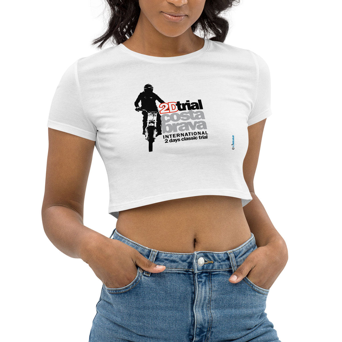 TRIAL COSTA BRAVA · Crop Top m/corta·Mujer · Medium·Blanco-123a