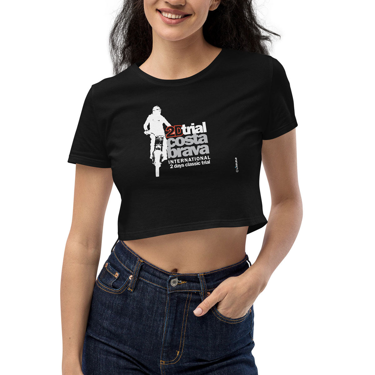 TRIAL COSTA BRAVA · Crop Top m/corta·Mujer · Medium·Negro-123c