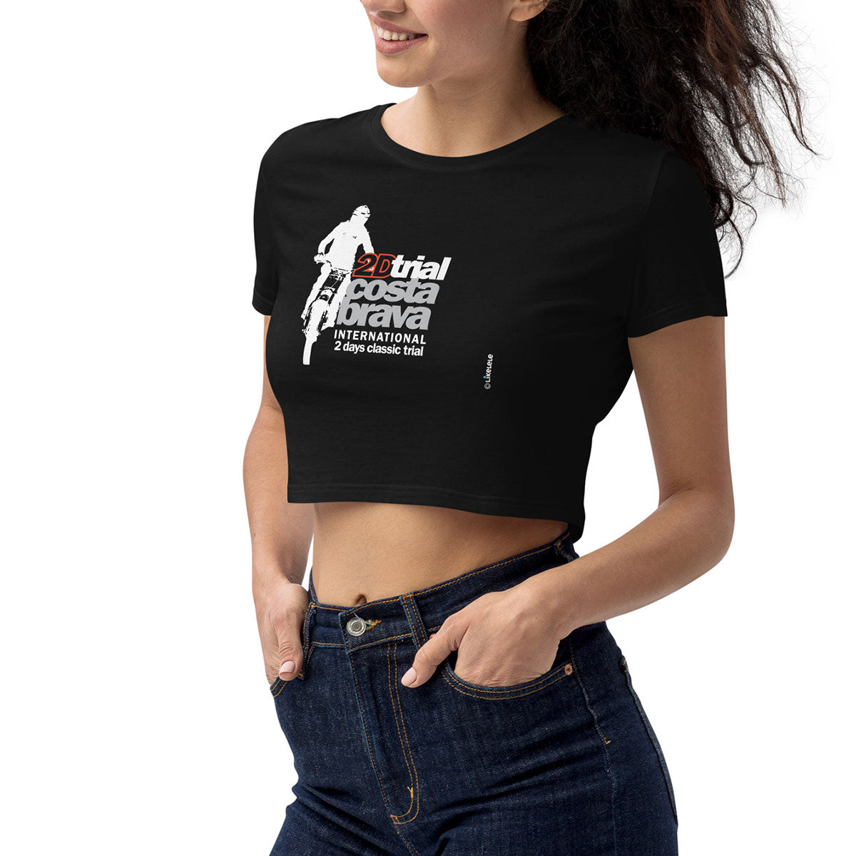 TRIAL COSTA BRAVA · Crop Top m/corta·Mujer · Medium·Negro-123c