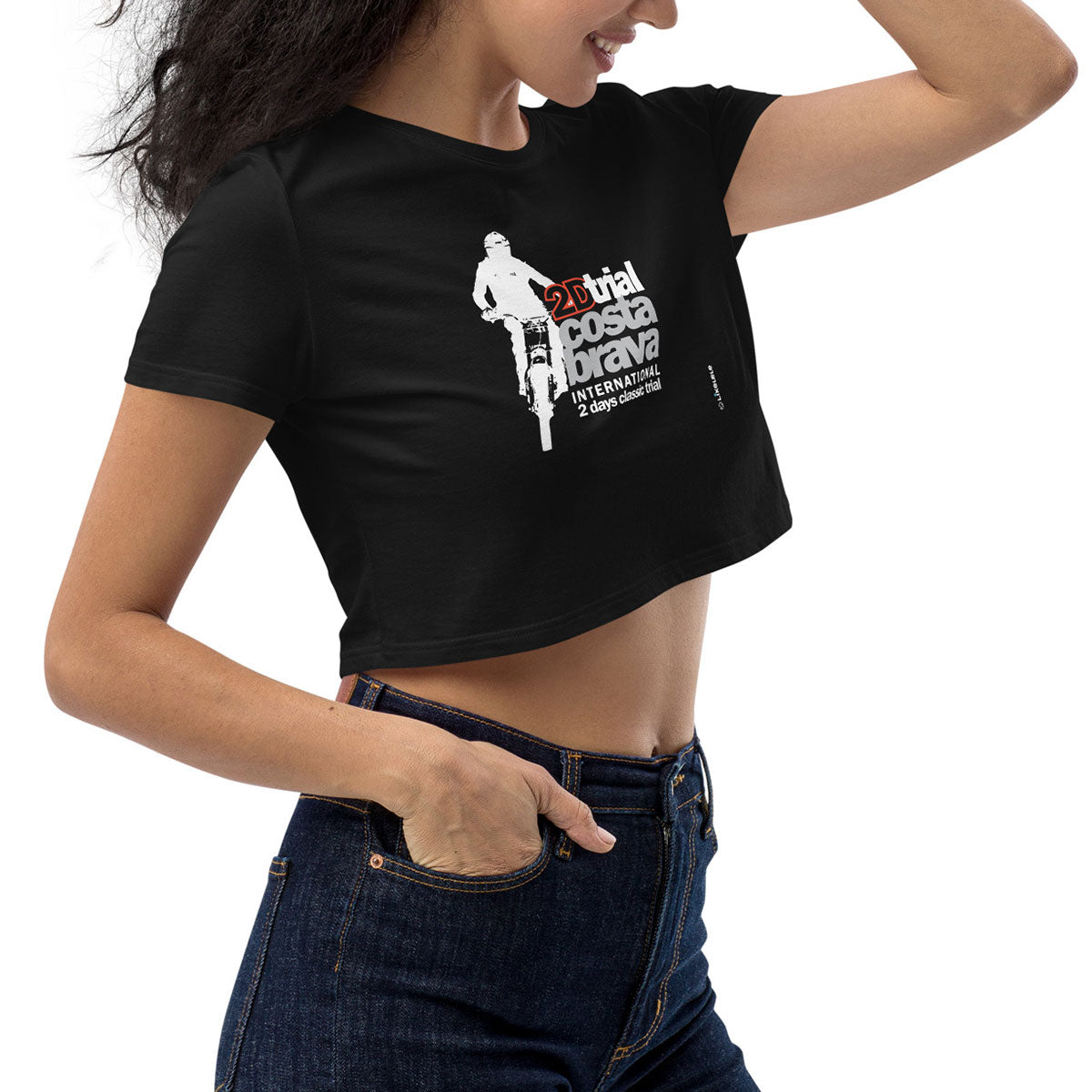 TRIAL COSTA BRAVA · Crop Top m/corta·Mujer · Medium·Negro-123c