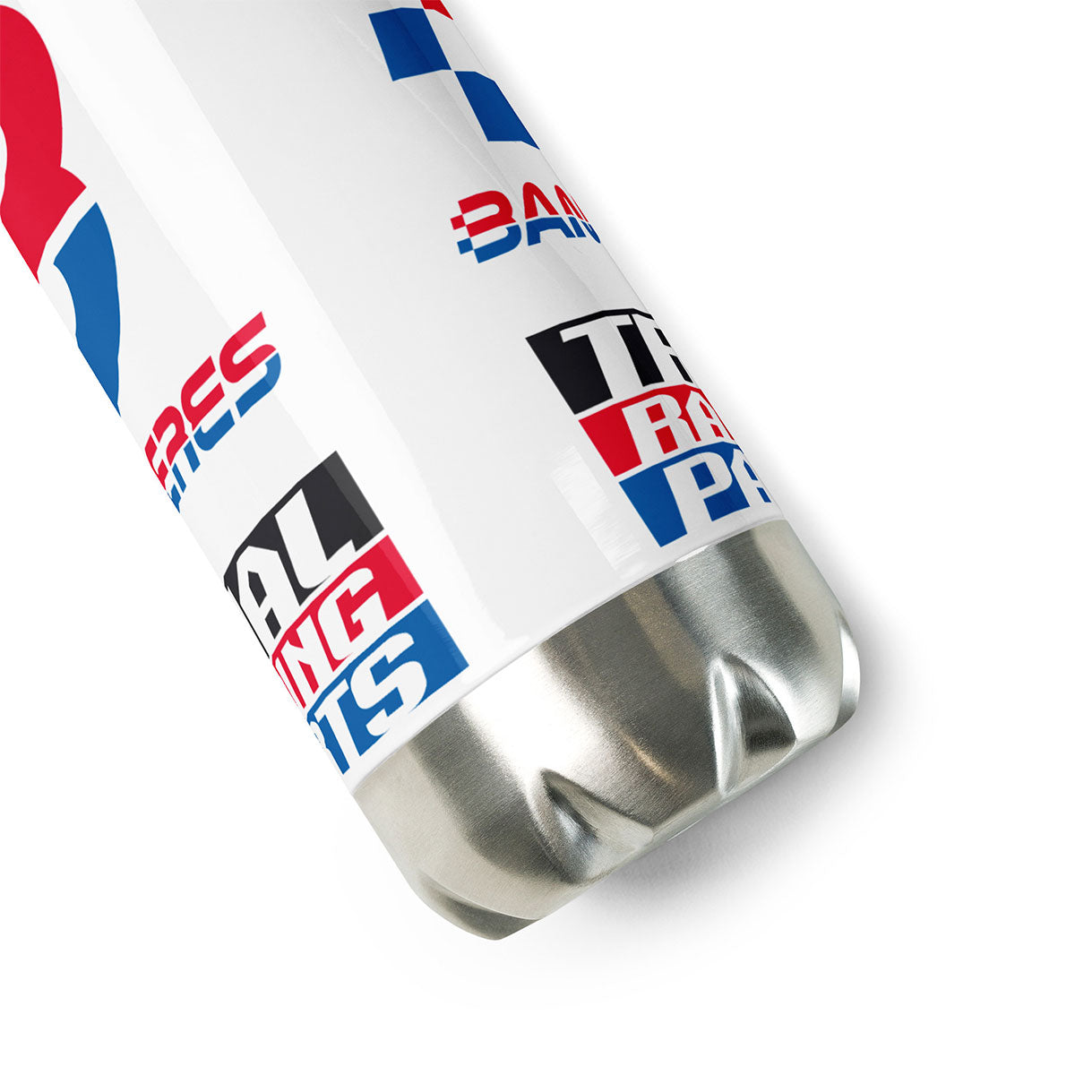 BANYERES TRIAL RACING PARTS · Botella/Termo inox 50cl · Premium·Blanco-159x