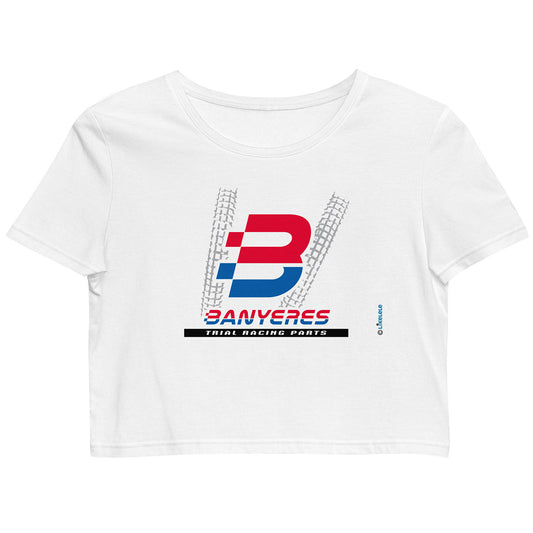 BANYERES TRIAL RACING PARTS · Crop Top m/corta·Mujer · Medium·Blanco-151a