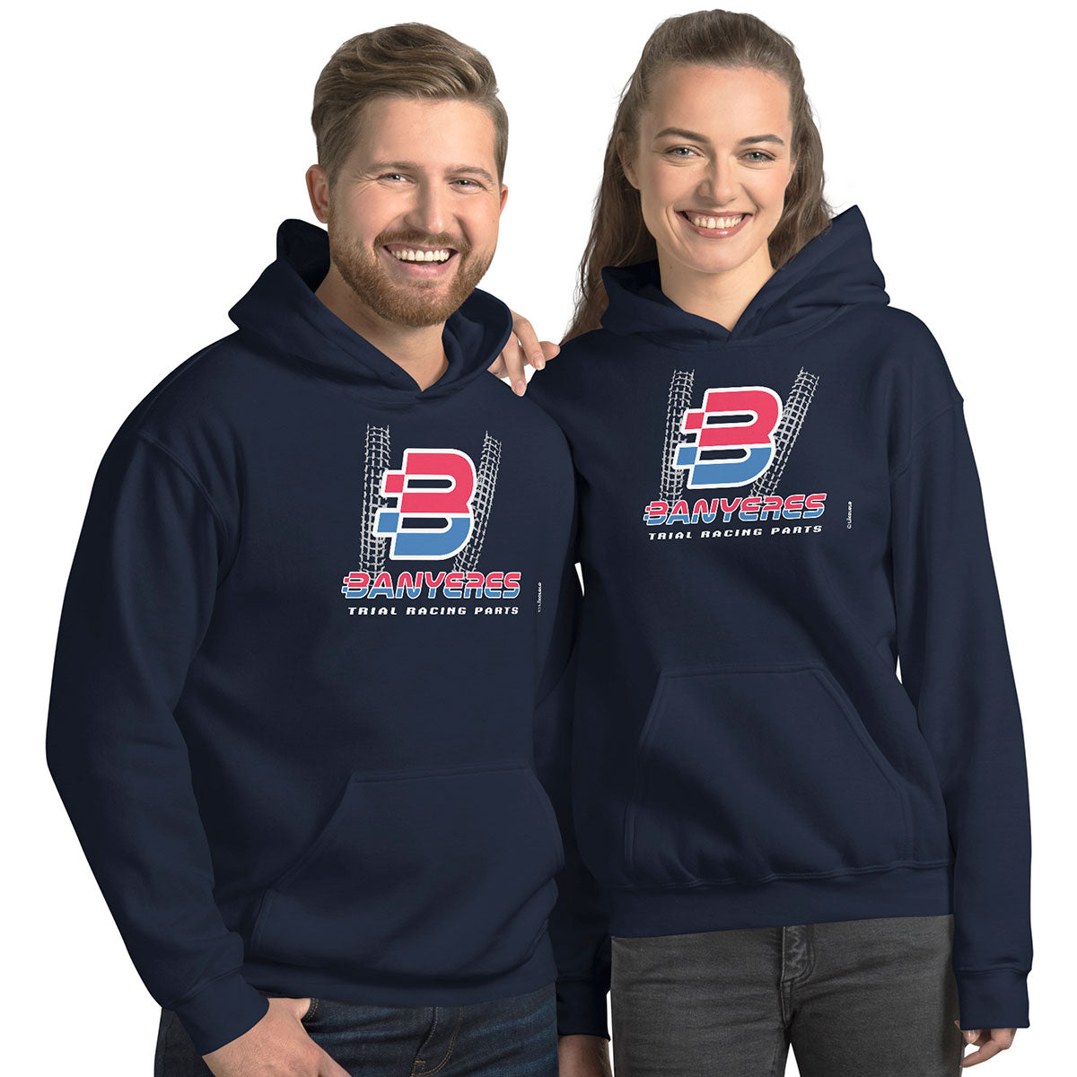 BANYERES TRIAL RACING PARTS · Sudadera capucha·Hombre/Unisex · Basic·Navy-205c1f