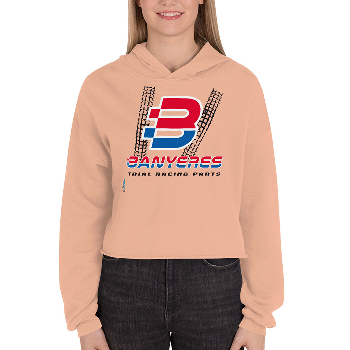 BANYERES TRIAL RACING PARTS · Sudadera corta capucha·Mujer · Medium·Peach-207a2f