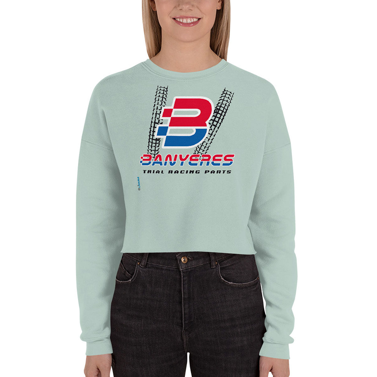 BANYERES TRIAL RACING PARTS · Sudadera corta·Mujer · Medium·Dusty Green-206a2f