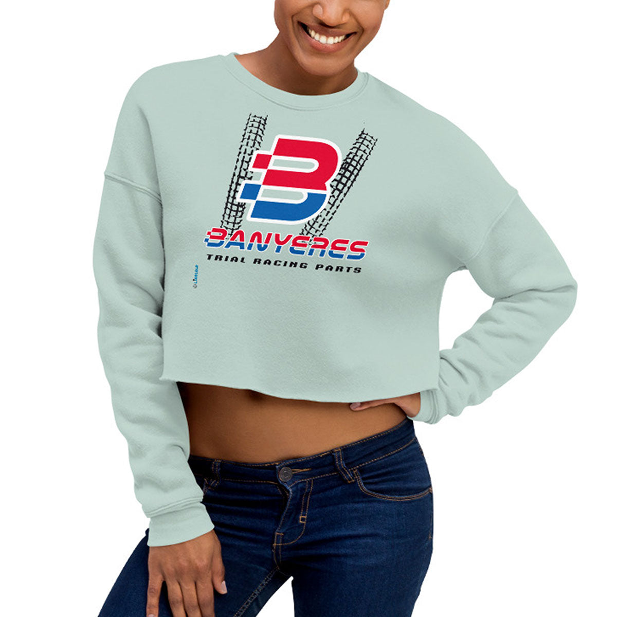 BANYERES TRIAL RACING PARTS · Sudadera corta·Mujer · Medium·Dusty Green-206a2f