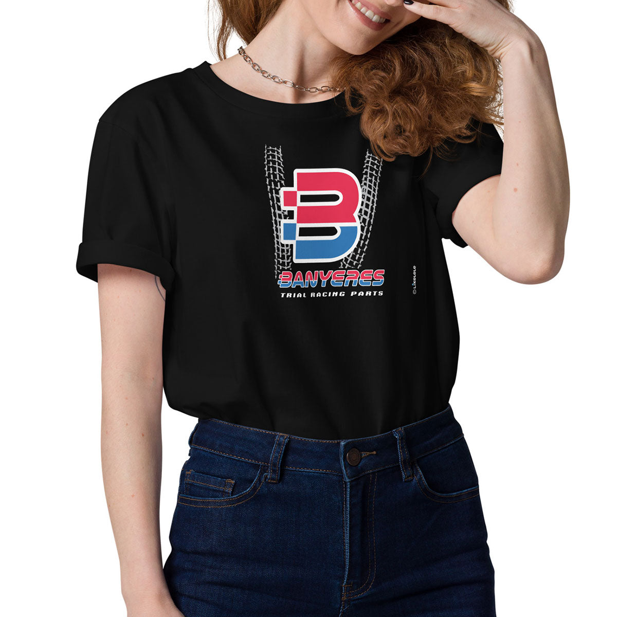BANYERES TRIAL RACING PARTS · Camiseta m/corta·Mujer/Unisex · Medium·Negro-152c2