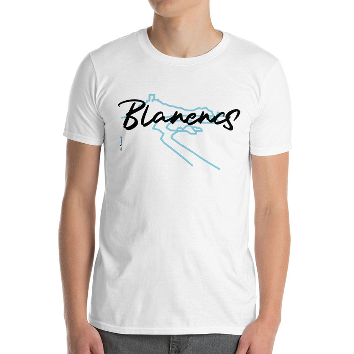 BLANENCS · Camiseta m/corta·Hombre/Unisex · Basic·Blanco-100a