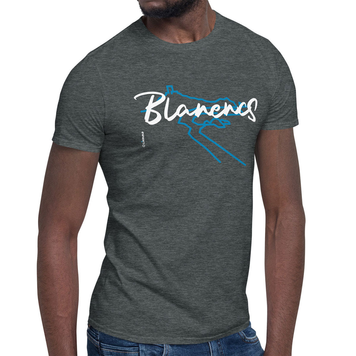 BLANENCS · Camiseta m/corta·Hombre/Unisex · Basic·Gris3 jaspeado-100c3