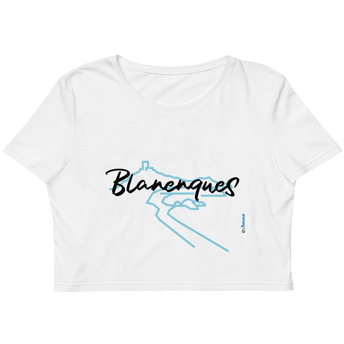 BLANENQUES · Crop Top m/corta·Mujer · Medium·Blanco-122a