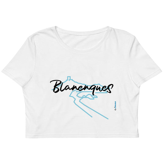 BLANENQUES · Crop Top m/corta·Mujer · Medium·Blanco-122a