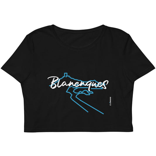BLANENQUES · Crop Top m/corta·Mujer · Medium·Negro-122c