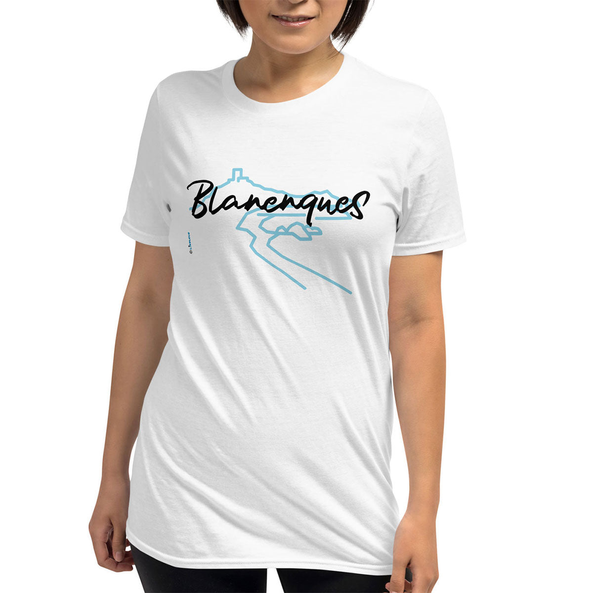 BLANENQUES · Camiseta m/corta·Mujer/Unisex · Basic·Blanco-101a