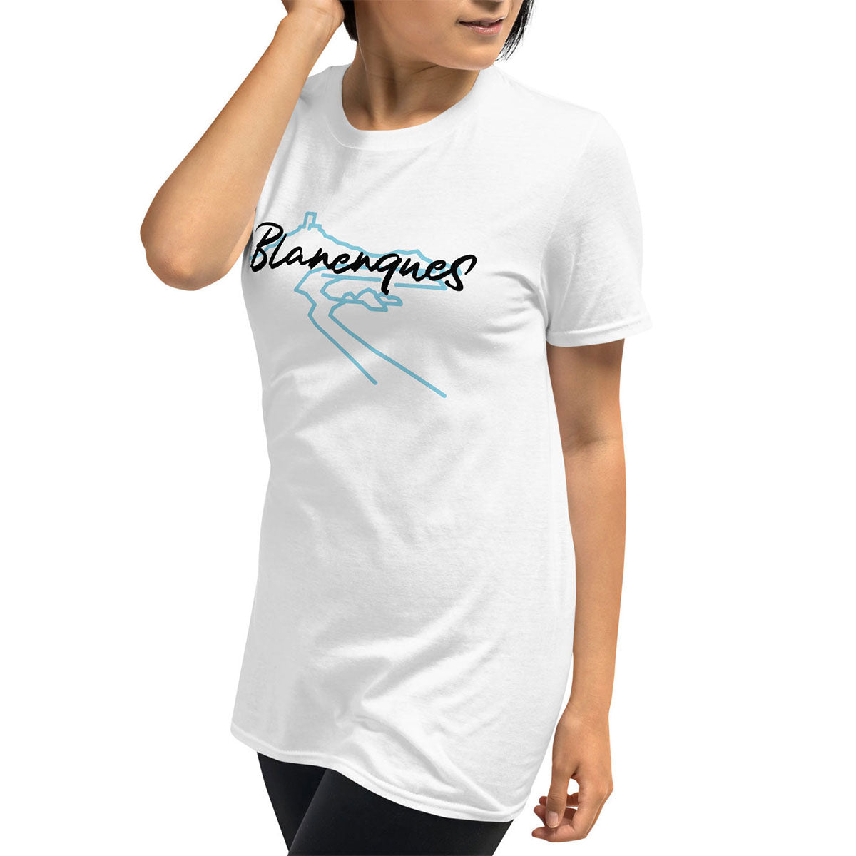 BLANENQUES · Camiseta m/corta·Mujer/Unisex · Basic·Blanco-101a