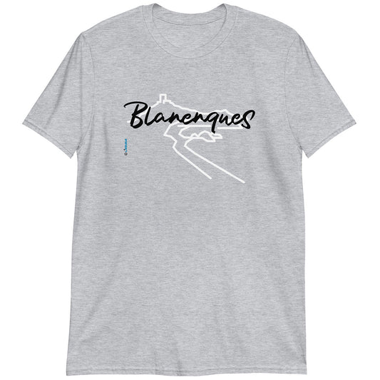 BLANENQUES · Camiseta m/corta·Mujer/Unisex · Basic·Gris1 jaspeado-101b