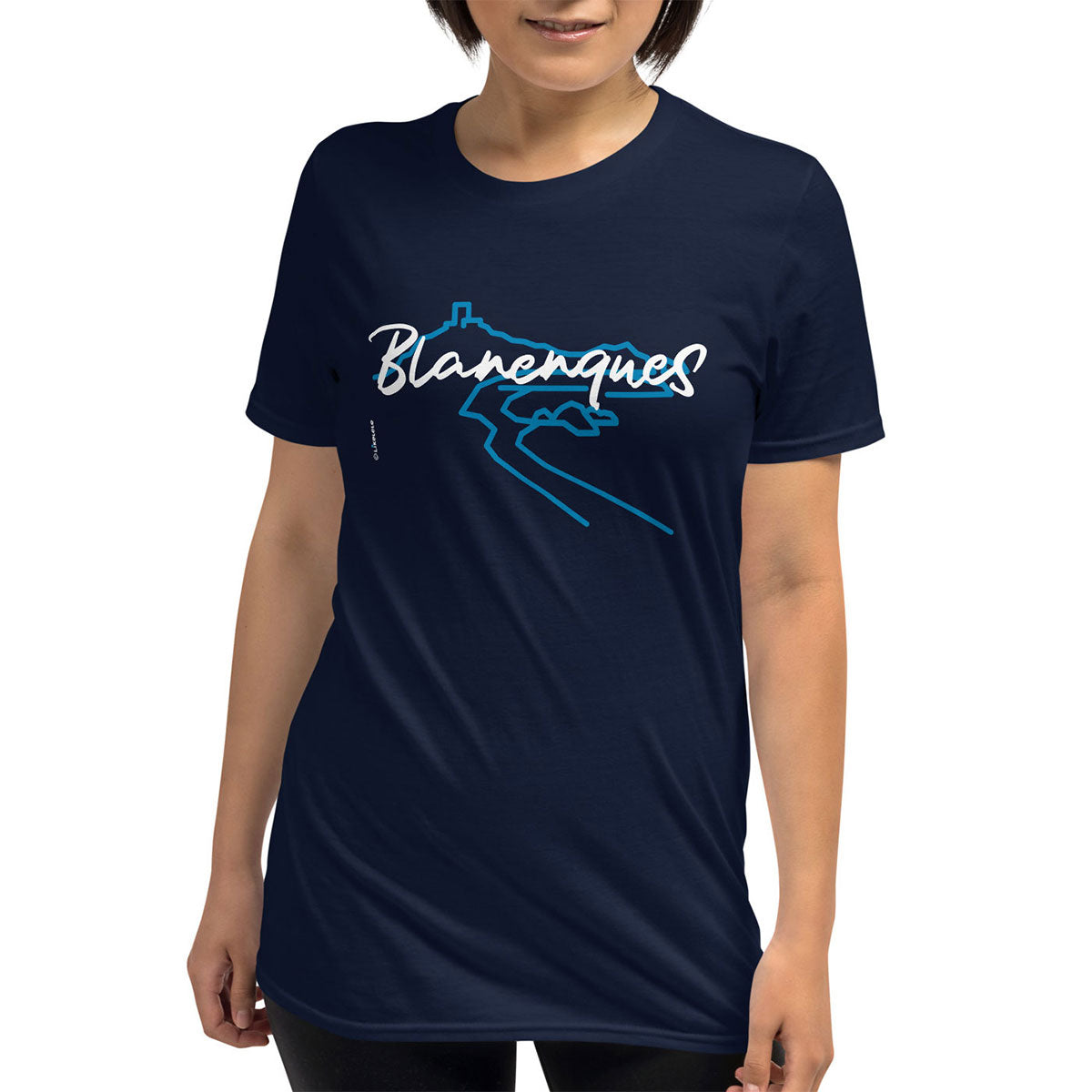 BLANENQUES · Camiseta m/corta·Mujer/Unisex · Basic·Navy-101c2