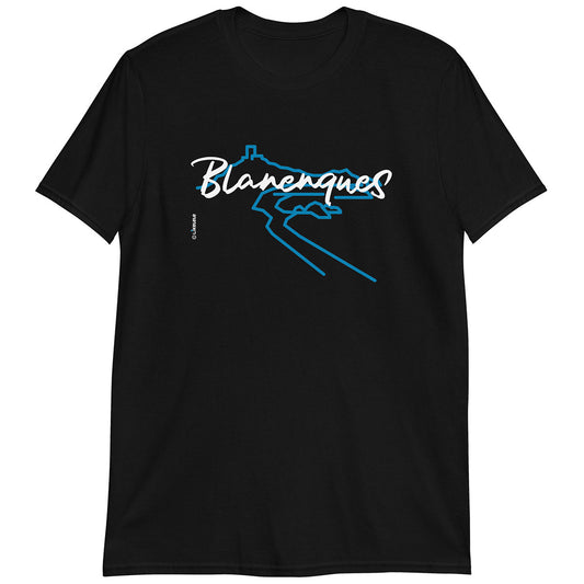 BLANENQUES · Camiseta m/corta·Mujer/Unisex · Basic·Negro-101c1
