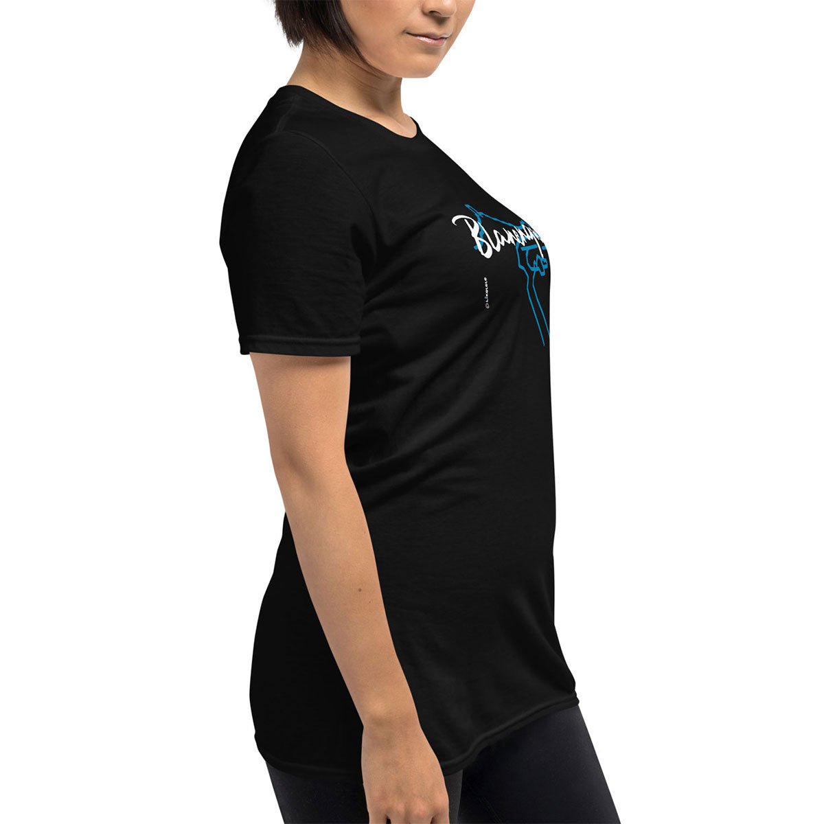 BLANENQUES · Camiseta m/corta·Mujer/Unisex · Basic·Negro-101c1