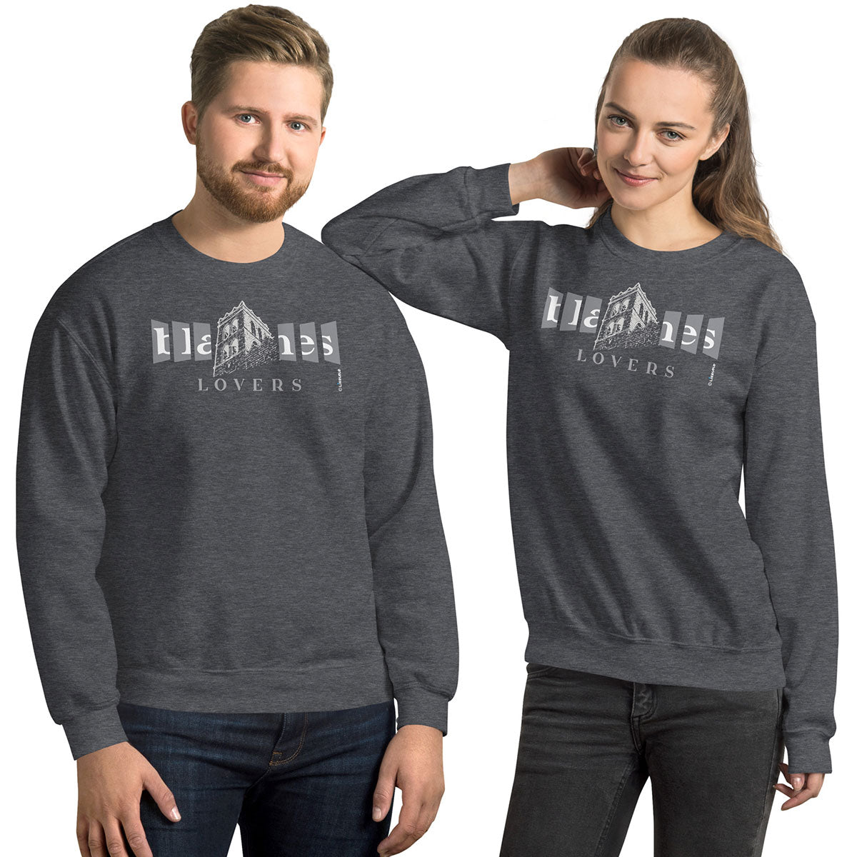 BLANES Campanar · Sudadera·Hombre/Unisex · Basic·Dark Heather-222c1f