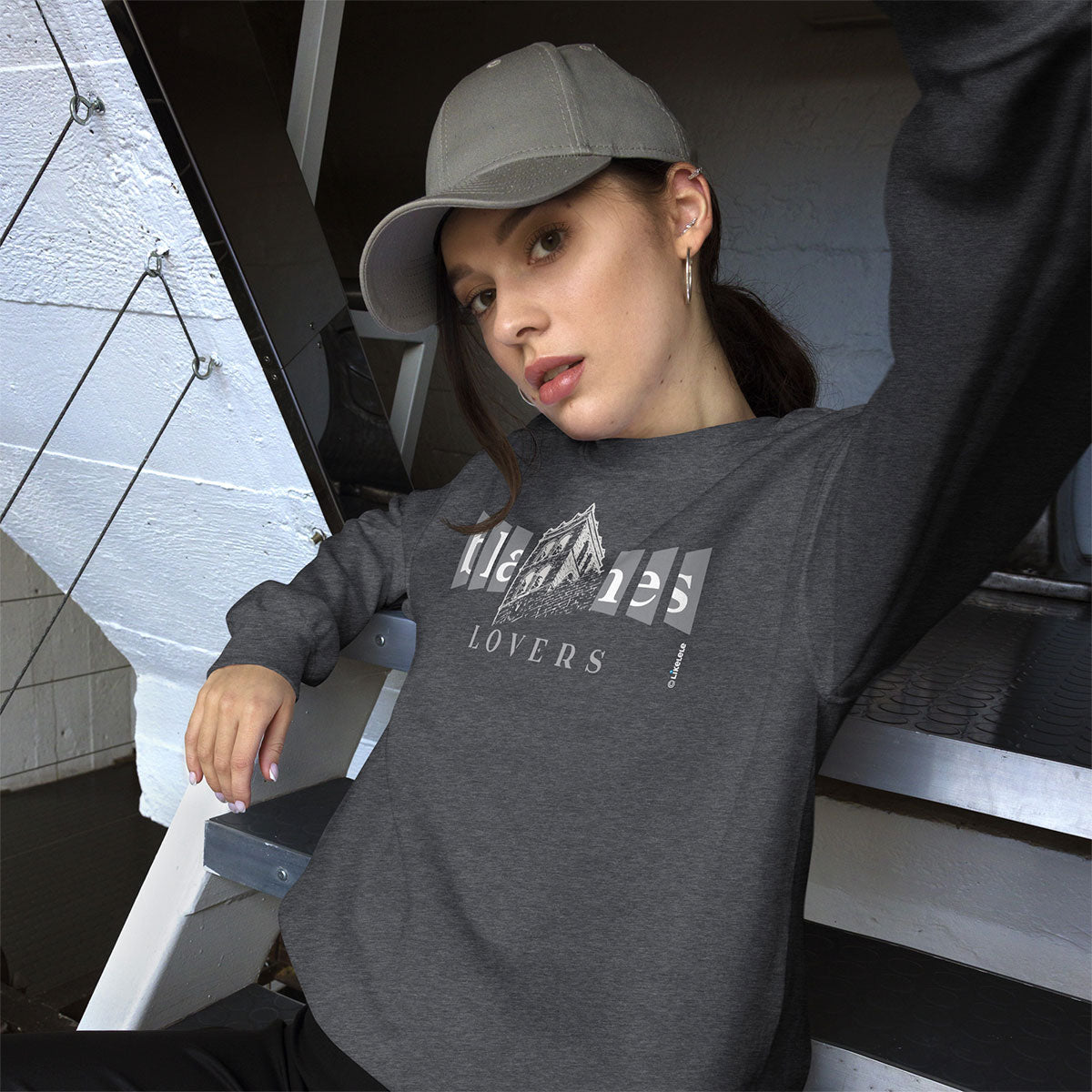 BLANES Campanar · Sudadera·Mujer/Unisex · Basic·Dark Heather-222c2f