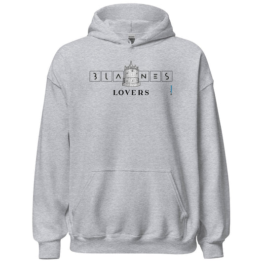BLANES Font Gòtica · Sudadera capucha·Hombre/Unisex · Basic·Sport Grey-215a1f