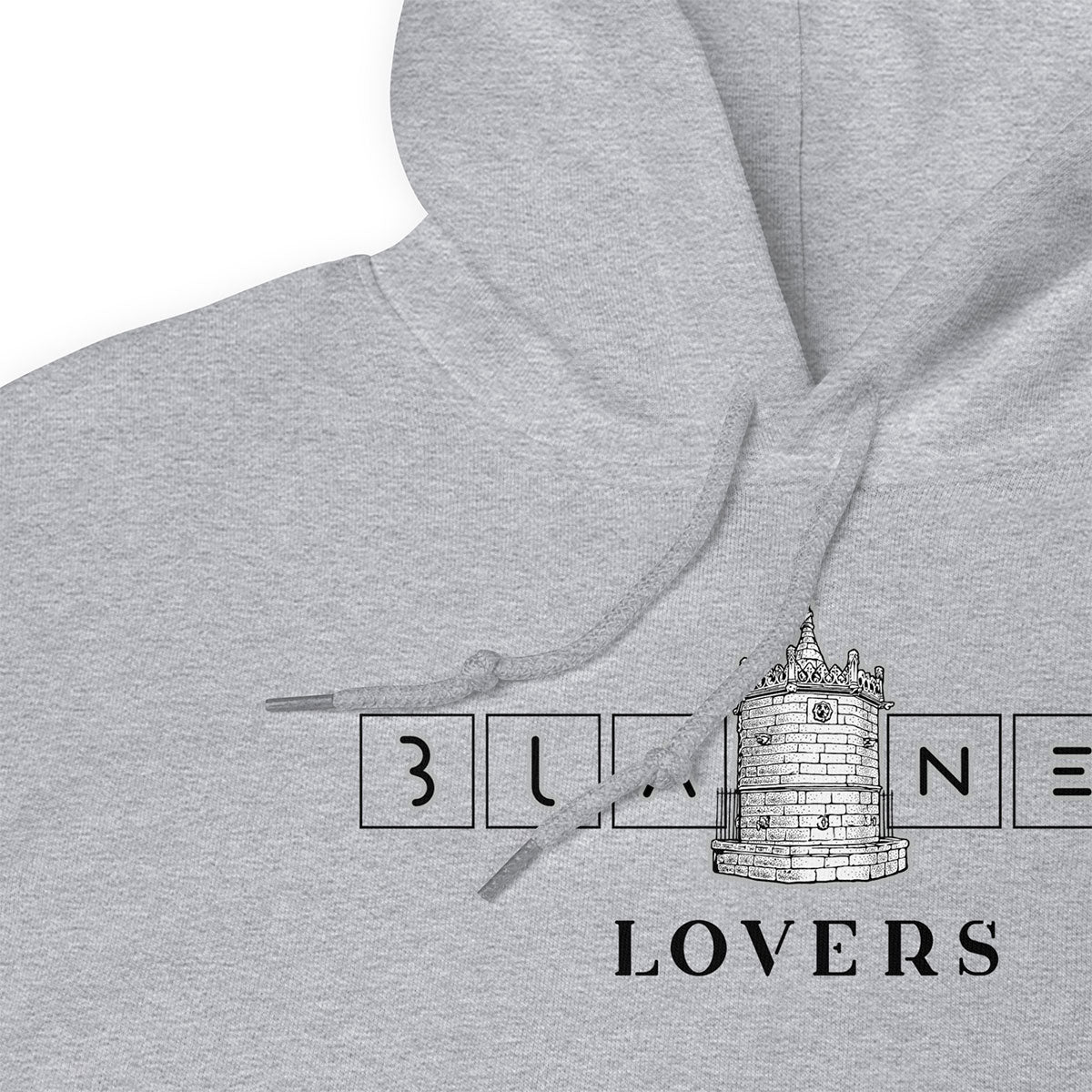 BLANES Font Gòtica · Sudadera capucha·Hombre/Unisex · Basic·Sport Grey-215a1f