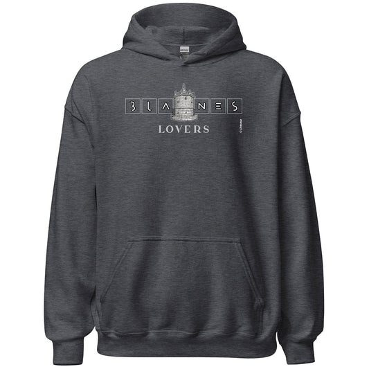 BLANES Font Gòtica · Sudadera capucha·Mujer/Unisex · Basic·Dark Heather-215c2f
