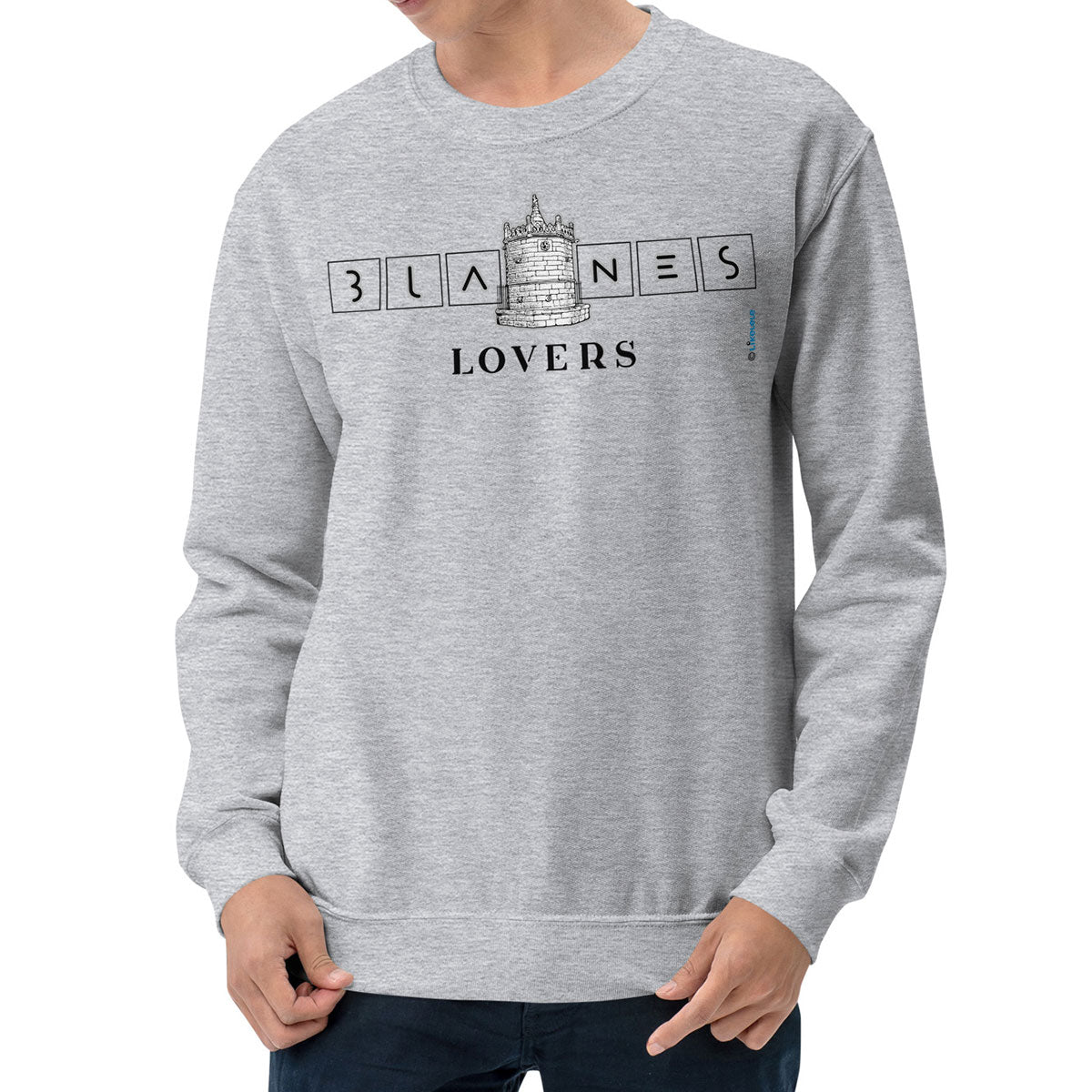 BLANES Font Gòtica · Sudadera·Hombre/Unisex · Basic·Sport Grey-213a1f