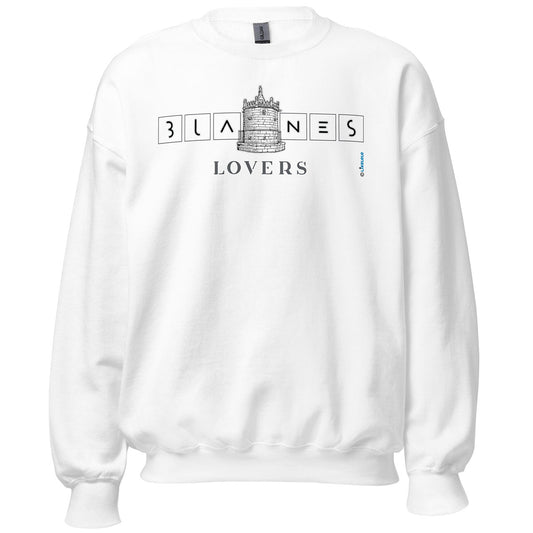 BLANES Font Gòtica · Sudadera·Mujer/Unisex · Basic·White-214a2f