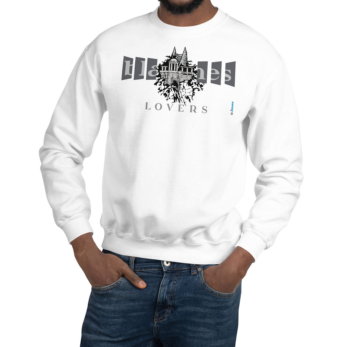 BLANES Jardí Botànic · Sudadera·Hombre/Unisex · Basic·White-221a1f