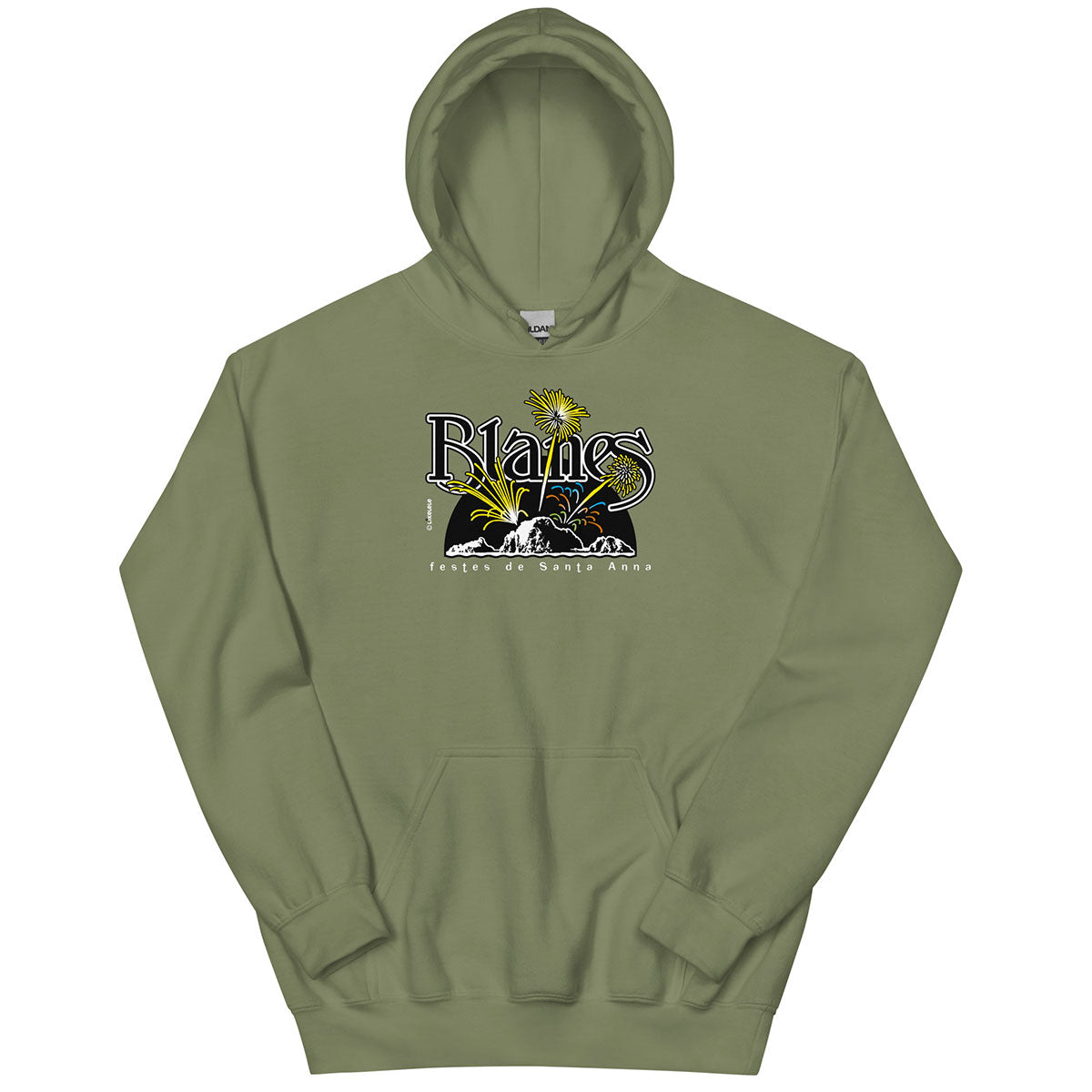 BLANES Sa Palomera · Sudadera capucha·Mujer/Unisex · Basic·Military Green-209b2f