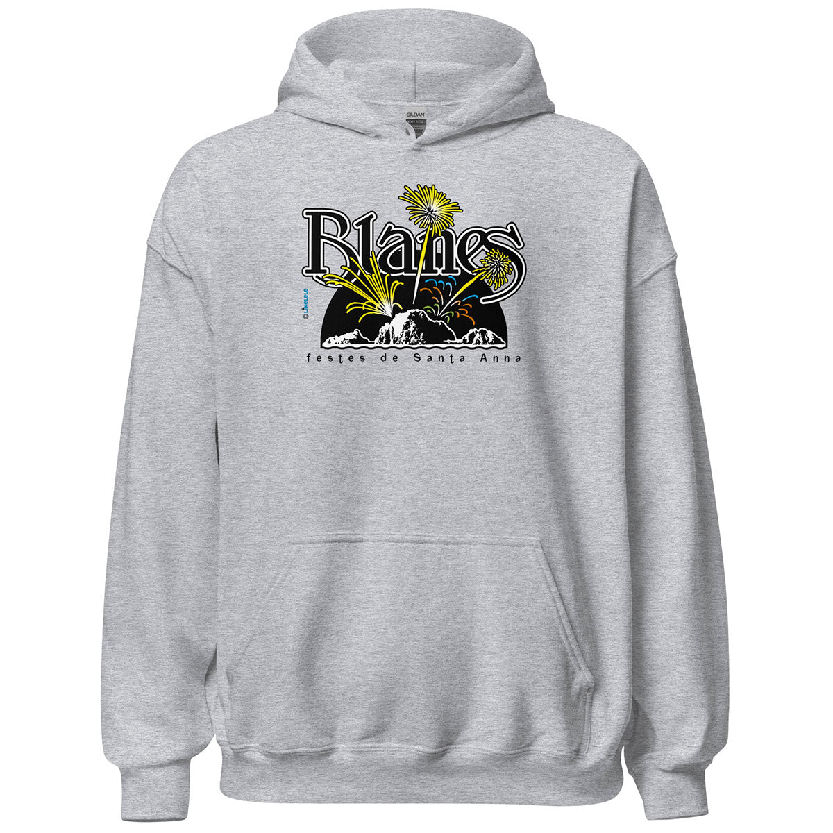 BLANES Sa Palomera · Sudadera capucha·Mujer/Unisex · Basic·Sport Grey-210a2f