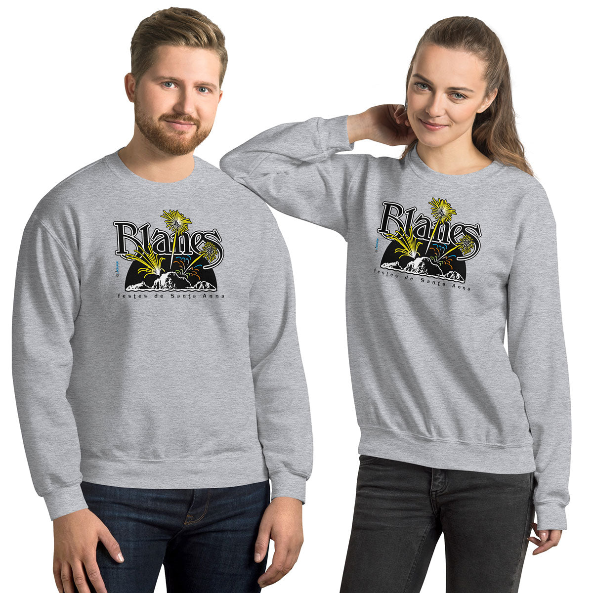 BLANES Sa Palomera · Sudadera·Hombre/Unisex · Basic·Sport Grey-212a1f