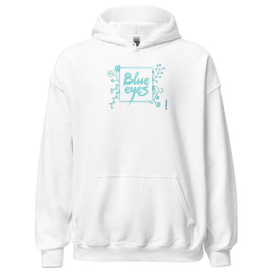 BLUE EYES · Sudadera capucha·Mujer/Unisex · Basic·White-220a2f