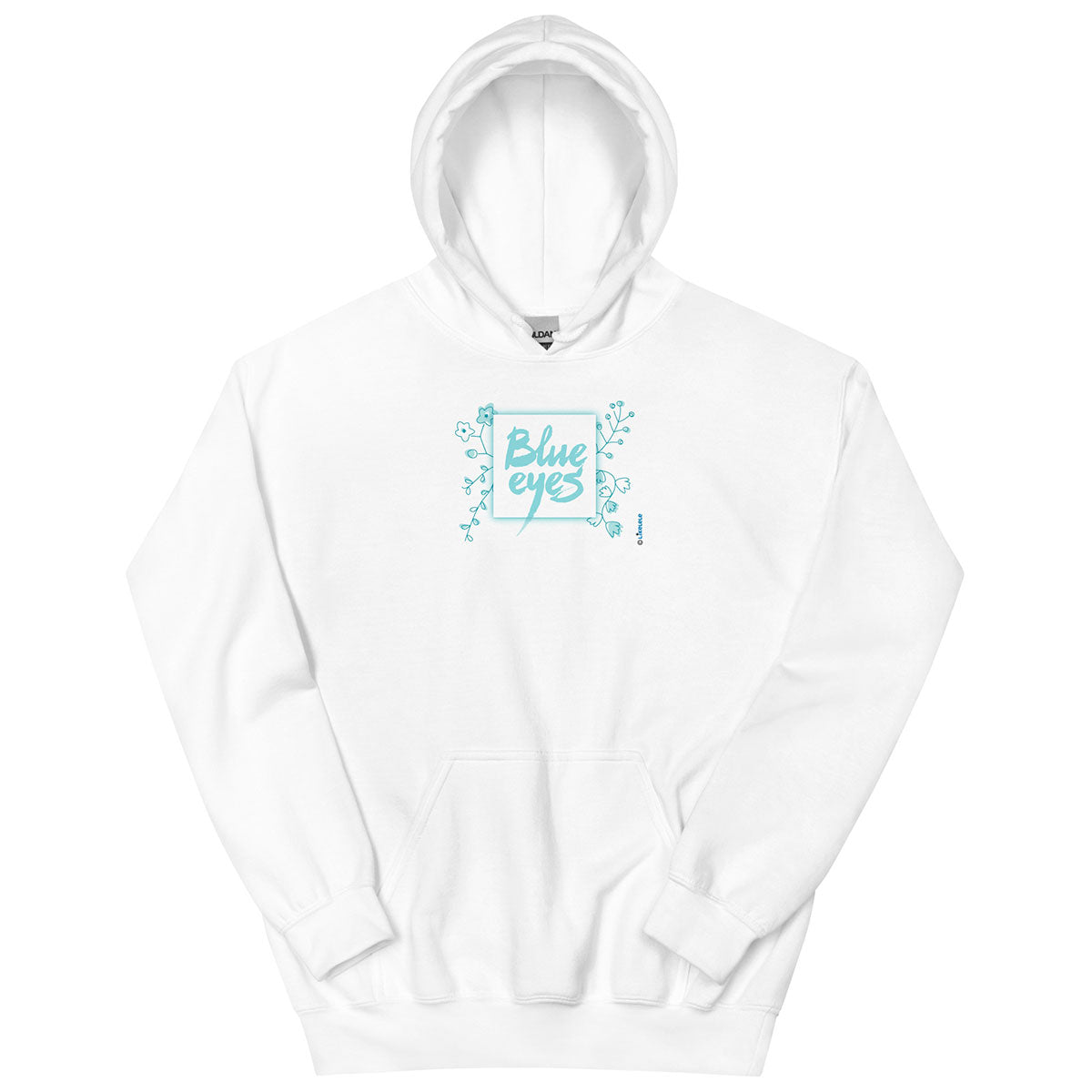 BLUE EYES · Sudadera capucha·Mujer/Unisex · Basic·White-220a2f