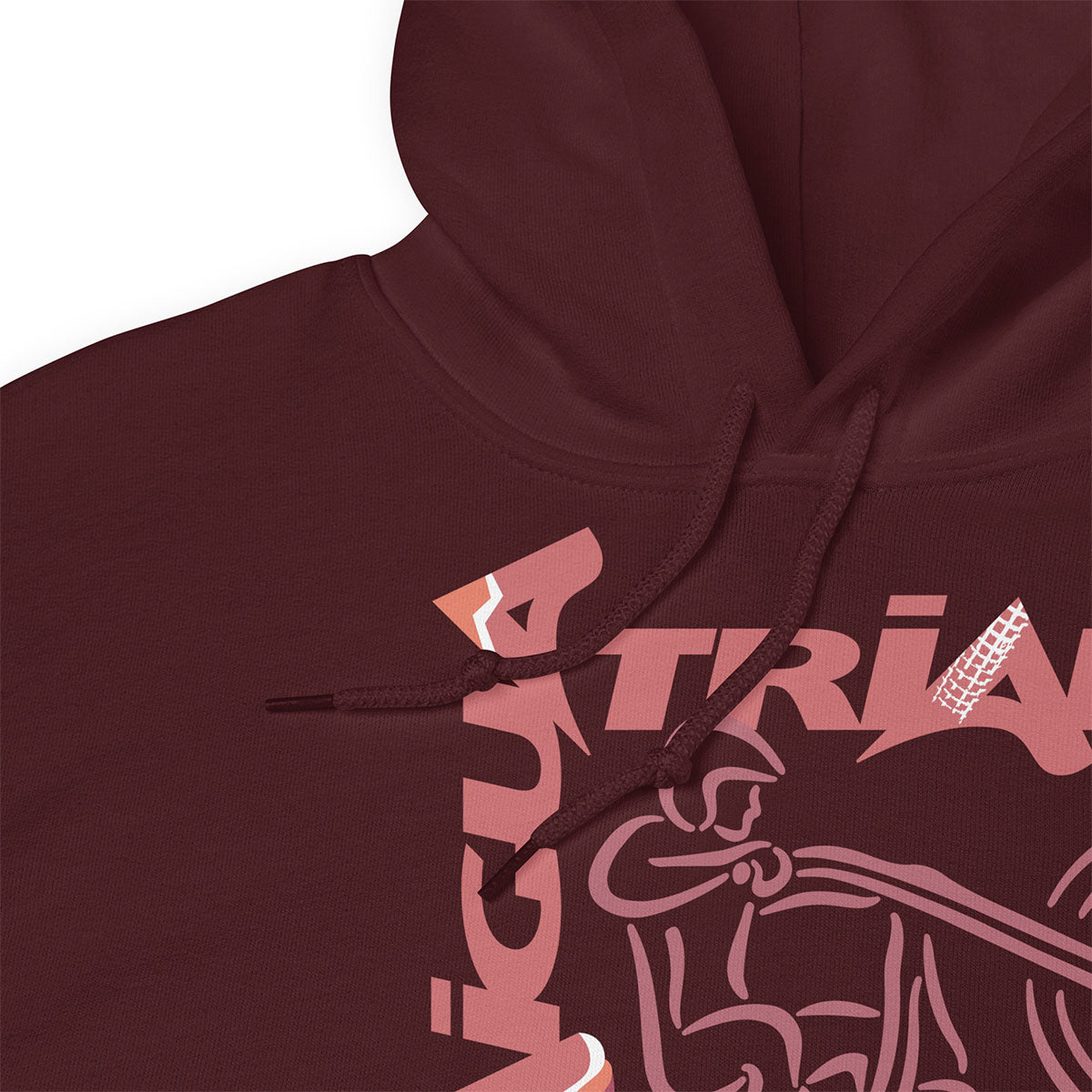 BONAIGUA TRIAL · Sudadera capucha·Hombre/Unisex · Basic·Maroon-176c1f